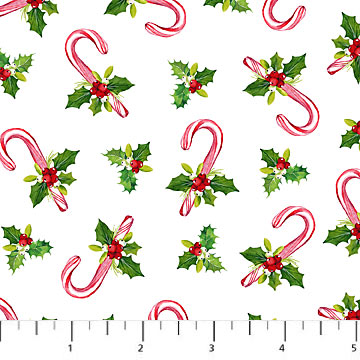 Santa's Sweets Candy Stripes Fabric – By the Quarter Yard – The Ornament  Girl's Market