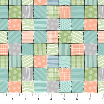 Northcott - My Happy Place - Patchwork - 1/2 YARD CUT