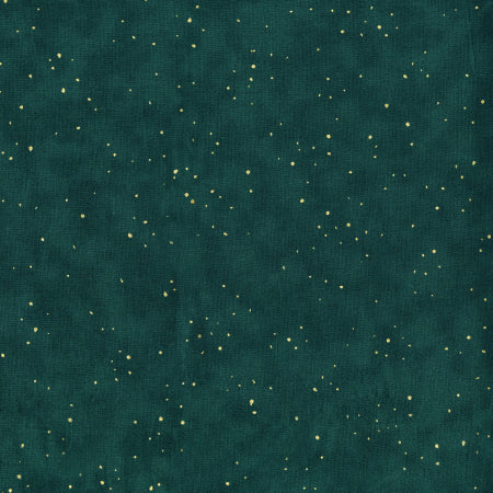 RJR - Oasis - Flurries Blue Spruce Metallic - 1/2 YARD CUT