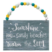 Load image into Gallery viewer, Summer Beaded Hanging Sign
