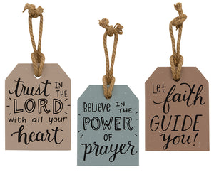 Inspirational Wooden Tag Signs