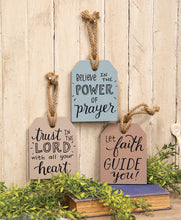 Load image into Gallery viewer, Inspirational Wooden Tag Signs
