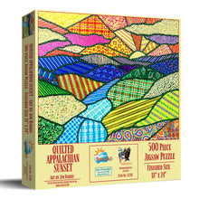 Load image into Gallery viewer, Quilted Appalachian Jigsaw Puzzle
