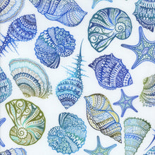 Load image into Gallery viewer, In the Beginning - Wonders of the Ocean - Shells - 1/2 YARD CUT
