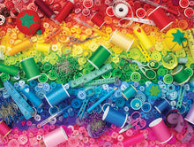 Load image into Gallery viewer, Sewing Rainbow Jigsaw Puzzle

