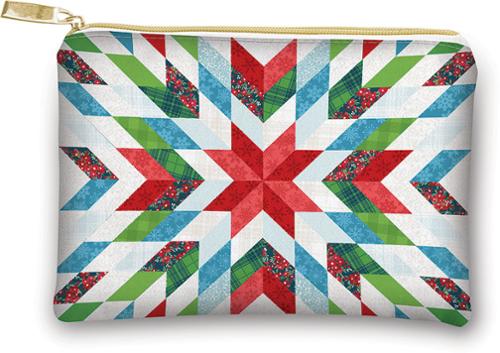 Patchwork Star Zippered Bag from Moda