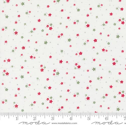 Moda Fabrics - Starberry - Stars Dots Off White - 1/2 YARD CUT