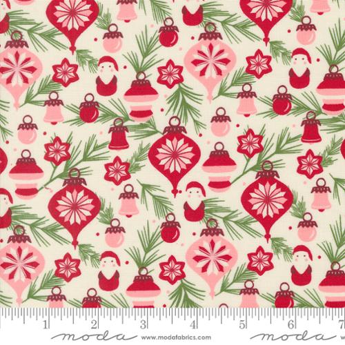 Moda Fabrics - Once Upon a Christmas - Baubles On Branches- 1/2 YARD CUT