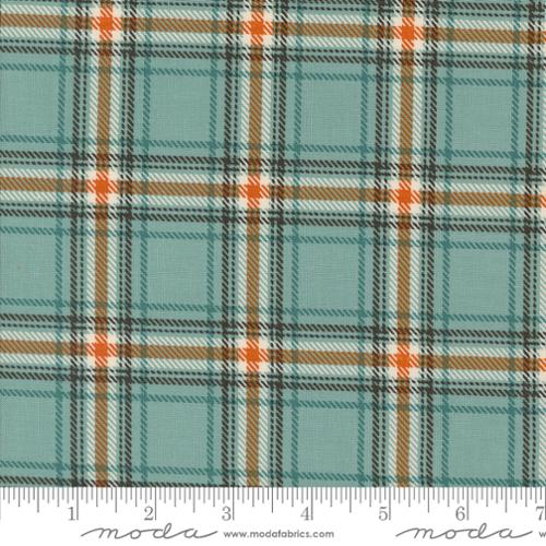 Moda Fabrics - The Great Outdoors - Cozy Plaid Sky - 1/2 YARD CUT