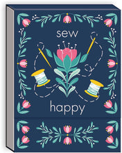 Load image into Gallery viewer, Modern Folk Sewing-Themed Notepad
