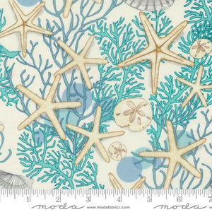 Moda Fabrics - Serena Shores - Beachcomber Cloud - 1/2 YARD CUT