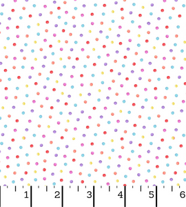 Maywood Studio - Bloom Bright - Dots Multi - 1/2 YARD CUT