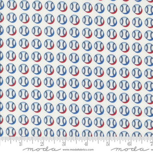 Moda Fabrics - Play Ball - Fastball - 1/2 YARD CUT