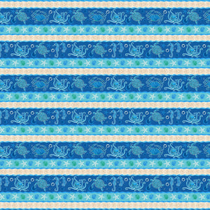 Studio E - M'Ocean - Stripe - 1/2 YARD CUT