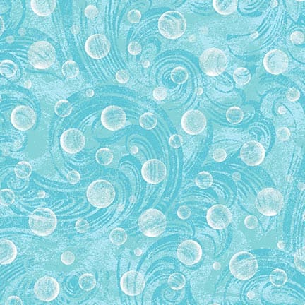 Studio E - M'Ocean - Tossed Bubbles - 1/2 YARD CUT