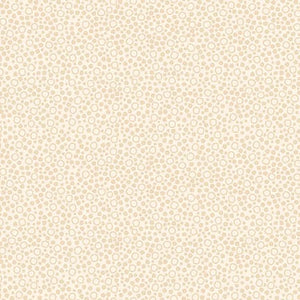 Studio E - M'Ocean - Tossed Dots and Circles Cream - 1/2 YARD CUT