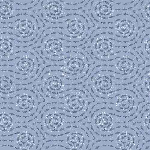 Studio E Fabrics - Polar Plungers - Herrings - 1/2 YARD CUT