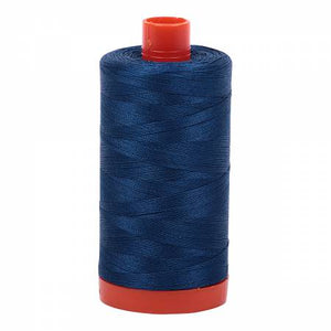 Aurifil Mako Cotton Thread 50 wt 1422 yds - Medium Delft Blue 2783