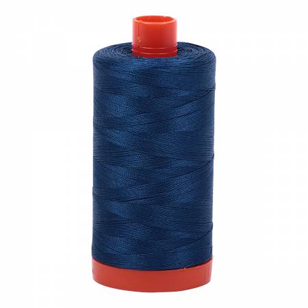 Aurifil Mako Cotton Thread 50 wt 1422 yds - Medium Delft Blue 2783