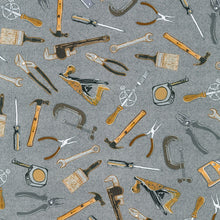 Load image into Gallery viewer, Robert Kaufman - Man Cave - Tools - 1/2 YARD CUT
