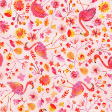 Load image into Gallery viewer, Robert Kaufman - Flora &amp; Fun - Flamingo Pink Nectar - 1/2 YARD CUT
