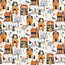 Load image into Gallery viewer, Timeless Treasures - Haunted House - 1/2 YARD CUT
