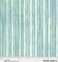 Load image into Gallery viewer, P&amp;B Textiles - Small Stripe Green - 1/2 YARD CUT
