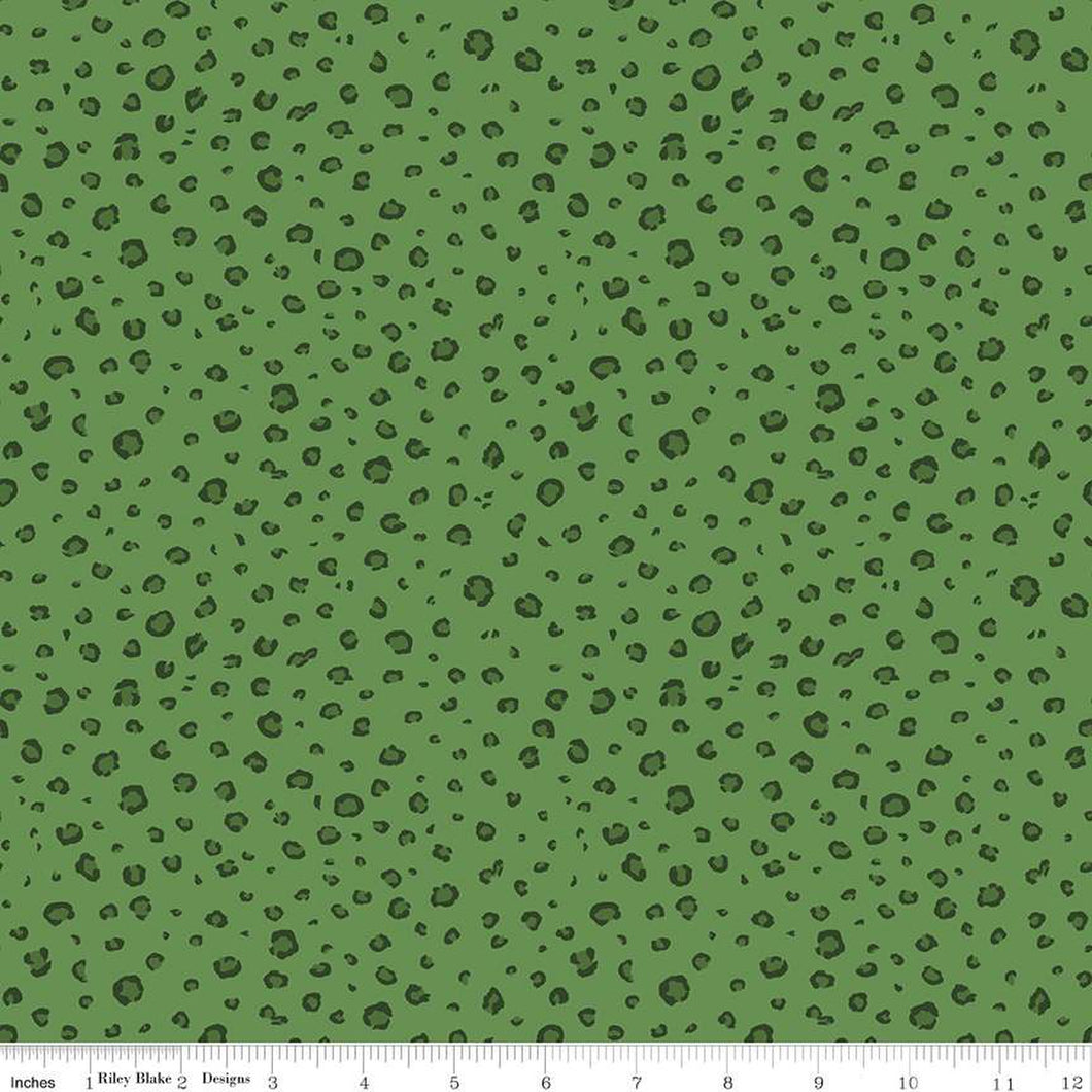 End of Bolt - Leafy Keen - Spots Clover - 1 yd