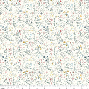 Riley Blake - Albion - Wildflowers Cream - 1/2 YARD CUT