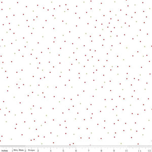 Riley Blake - Pin Dot Christmas - 1/2 YARD CUT