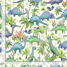 Load image into Gallery viewer, Timeless Treasures - Dino-mite Land - 1/2 YARD CUT
