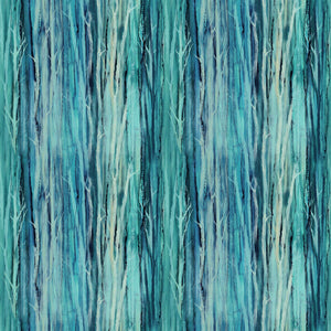 Northcott - Cedarcrest Falls Twig Texture Medium Teal - 1/2 YARD CUT