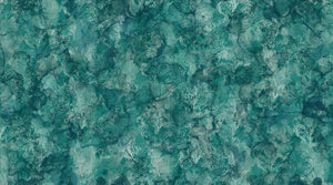 Northcott - Sea Breeze - Coral Teal - 1/2 YARD CUT