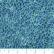 Load image into Gallery viewer, Northcott - Sea Breeze - Coral Blender Blue - 1/2 YARD CUT
