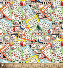 Load image into Gallery viewer, David&#39;s Textiles - Vintage Bingo - 1/2 YARD CUT
