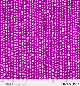 P&B Textiles - Everyday Magic - Dotty Stripe Fuchsia - 1/2 YARD CUT