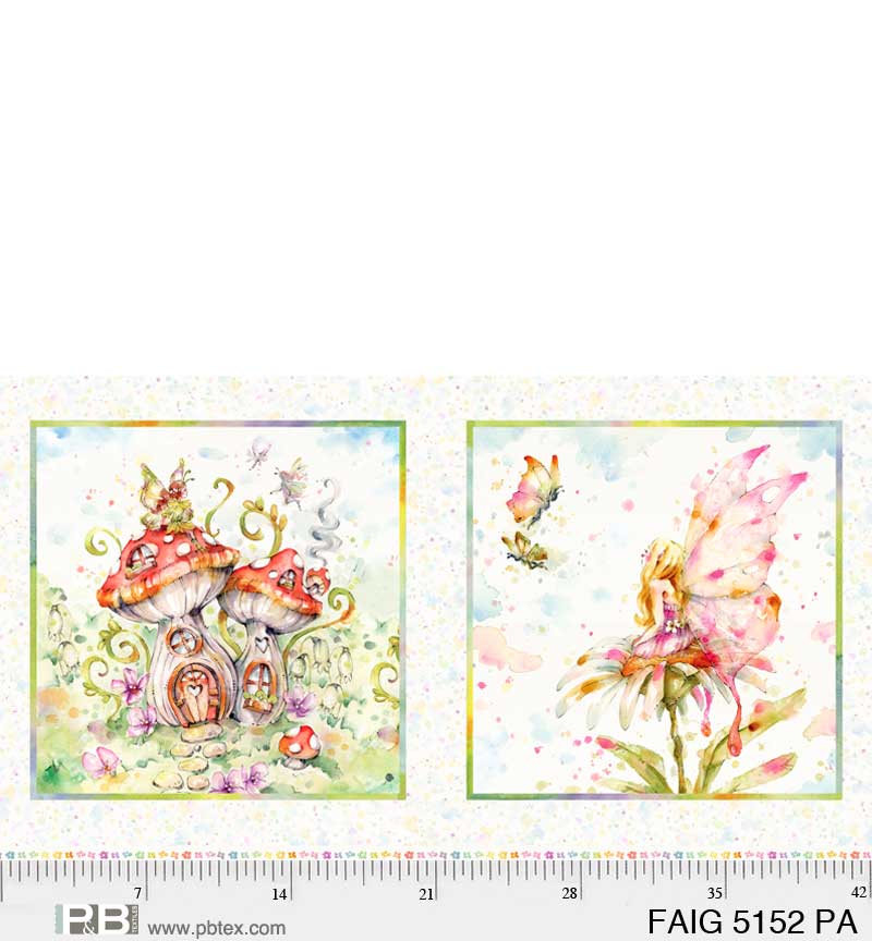 P&B Textiles - Fairy Garden - Panel