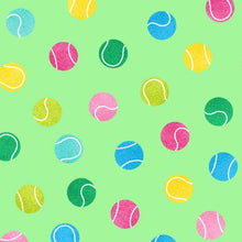 Load image into Gallery viewer, Freckle &amp; Lollie - Court &amp; Club - Tennis Balls - 1/2 YARD CUT
