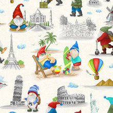 Load image into Gallery viewer, Timeless Treasures - Roaming Gnome - 1/2 YARD CUT
