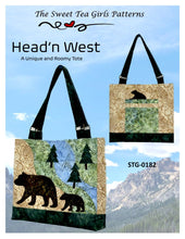 Load image into Gallery viewer, Head&#39;n West Tote Bag Pattern
