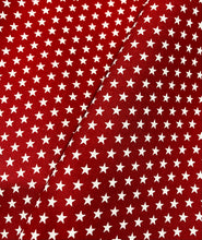 Load image into Gallery viewer, Wilmington Prints - Hearts Anthem - Red Stars All Over - 1/2 YARD CUT
