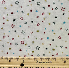 Load image into Gallery viewer, Andover Prints - Cosy Christmas - Multi Stars - 1/2 YARD CUT
