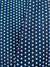 Load image into Gallery viewer, Wilmington Prints - Hearts Anthem - Blue Stars All Over - 1/2 YARD CUT
