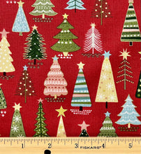 Load image into Gallery viewer, Andover Prints - Cosy Christmas - Trees - 1/2 YARD CUT
