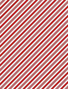 Timeless Treasures - Candy Cane Diagonal Stripes - 1/2 YARD CUT