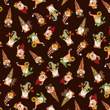 Load image into Gallery viewer, Timeless Treasures - Cute Harvest Gnomes - 1/2 YARD CUT
