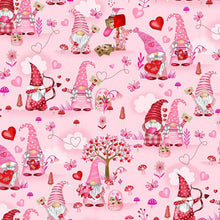 Load image into Gallery viewer, Timeless Treasures  - Gnome One Like You - Valentine Gnomes - 1/2 YARD CUT
