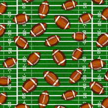 Load image into Gallery viewer, Timeless Treasures - Football - Balls - 1/2 YARD CUT
