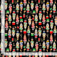 Load image into Gallery viewer, Timeless Treasures - Nutcrackers - 1/2 YARD CUT
