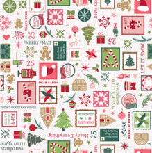 Load image into Gallery viewer, Kimberbell - A Quilty Little Christmas - Merry Mail - 1/2 YARD CUT
